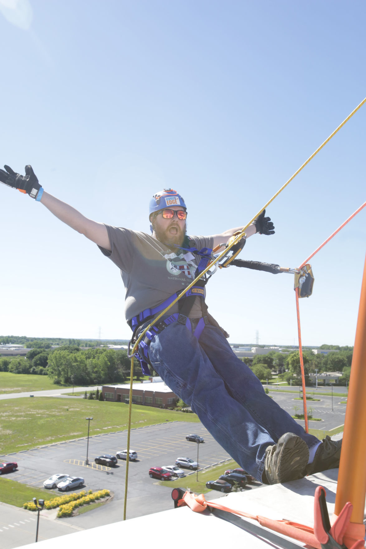 Lake Area United Way Rappelling